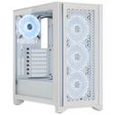 CORSAIR iCUE 4000D RGB AIRFLOW QL Edition (트루 화이트) 썸네일
