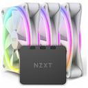 NZXT F120 RGB DUO 브라보텍 (컨트롤러/3팩, 매트화이트) 썸네일