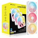 CORSAIR iCUE LINK LX120-R RGB STARTER KIT Reverse (3팩, 화이트) 썸네일