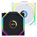 리안리 UNI FAN SL Wireless LCD 120 리버스 (화이트) 썸네일