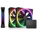 NZXT F120 RGB DUO (컨트롤러/3팩, 블랙) 썸네일