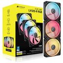 CORSAIR iCUE LINK LX120-R RGB STARTER KIT Reverse (3팩, 블랙) 썸네일